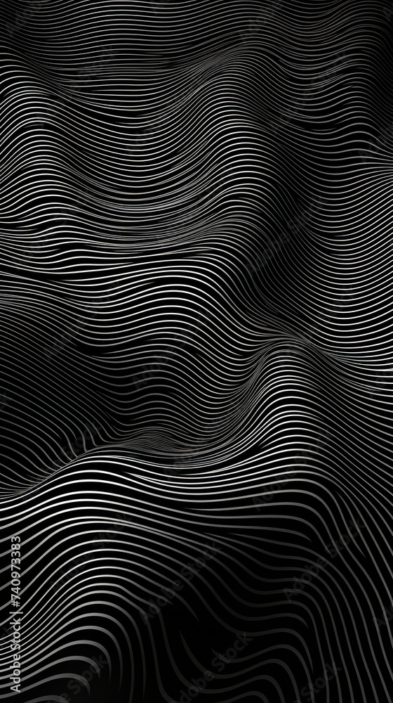Abstract Black and White Wavy Lines Texture
Abstract Black and White Wavy Lines Texture