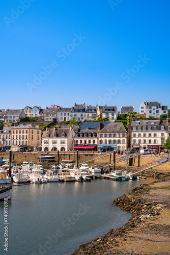 Hafen von Audierne Finistere Bretagne Frankreich