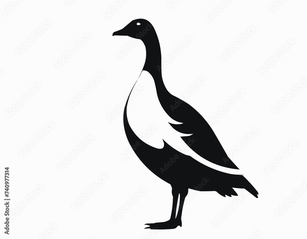 Goose silhouette Goose silhouette