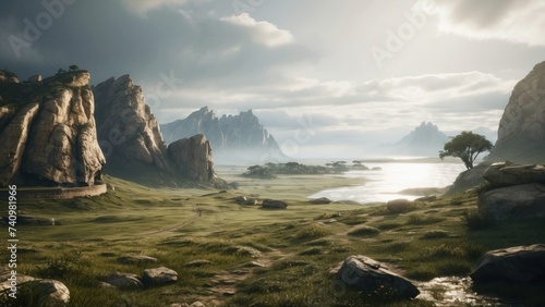 Open World Beautiful Places Game Art