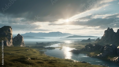 Open World Beautiful Places Game Art