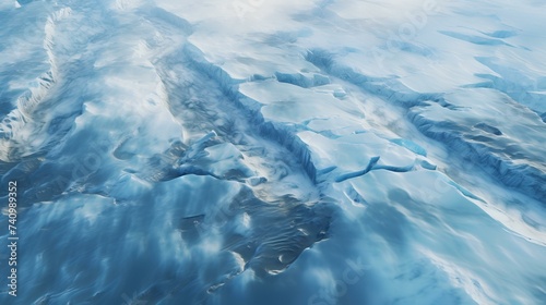 Aerial View of Ice Torrent

