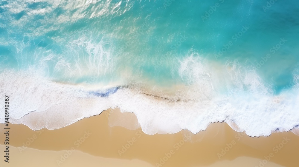Aerial Picture of Ocean Waves and Sandy Beach
Aerial Picture of Ocean Waves and Sandy Beach