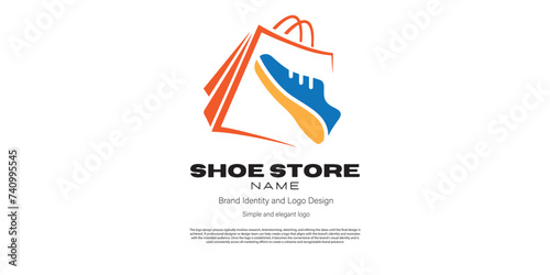 shoe store logo design for e commerce or logo designer