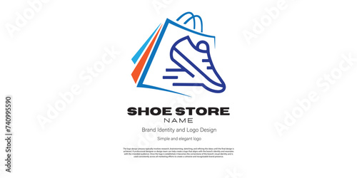 shoe store logo design for e commerce or logo designer