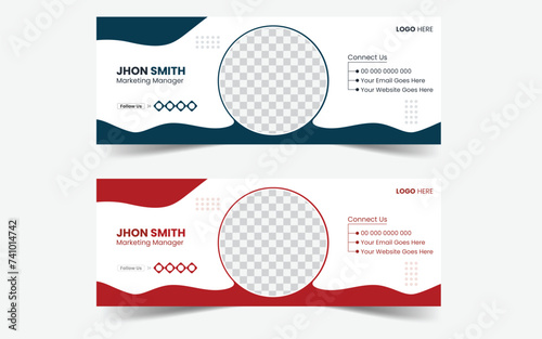 Modern Email Signature Design Template And Identity