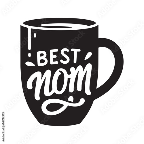 Mom's Morning Bliss: Silhouetted Mother's Day Mug, Filled with Love, Warmth, and Memories of Shared Moments and Affectionate Bonding.