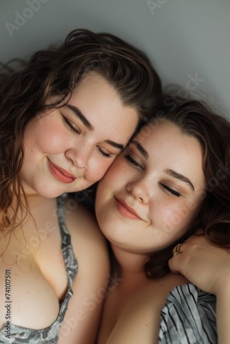 Two Plus Size Girlfriends Embrace Body Positivity