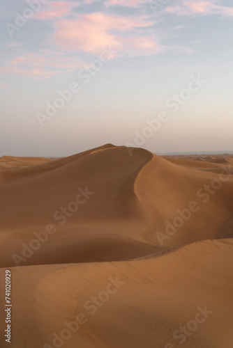 Fototapeta Naklejka Na Ścianę i Meble -  sand dunes in the desert of Chigaga in Morocco