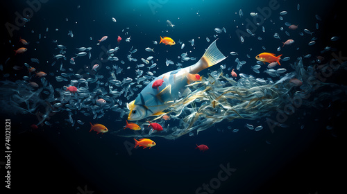 The ocean is full of marine debris © xuan