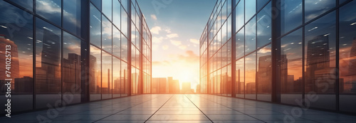 abstract business interior double exposure modern office background comeliness