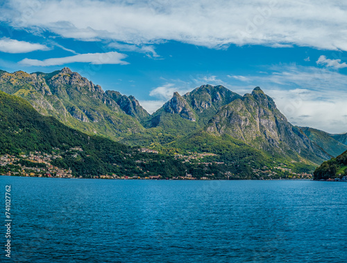Rugged and rustic mountains of Lake Lugano Switzerland and Italy
