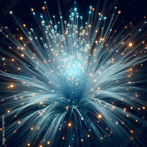 illustration of a fireworks