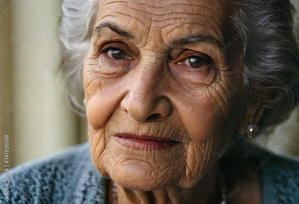 portrait of an old person portrait of an old person