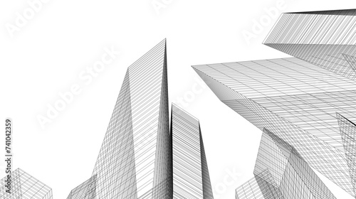 skyscrapers in the city