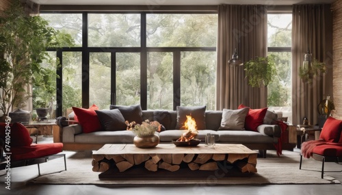 wood, fire, earth, metal, water, furniture, decor, harmony, vitality, plants, tranquility, refreshment, home interior, indoors, lifestyles, no people, living room, clarity, relaxation, wall,