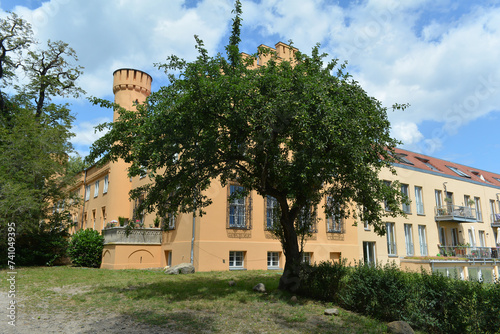 Schloss Petzow in Werder-Petzow, Schwielowsee, südlich von Berlin, nahe Potsdam, Brandenburg, Deutschland