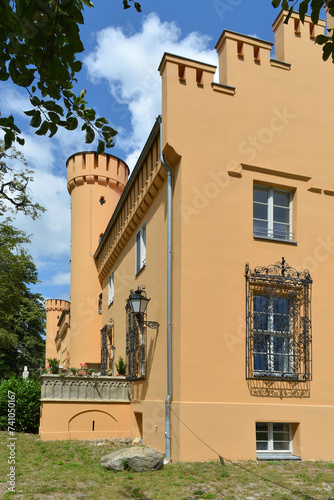 Schloss Petzow in Werder-Petzow, Schwielowsee, südlich von Berlin, nahe Potsdam, Brandenburg, Deutschland