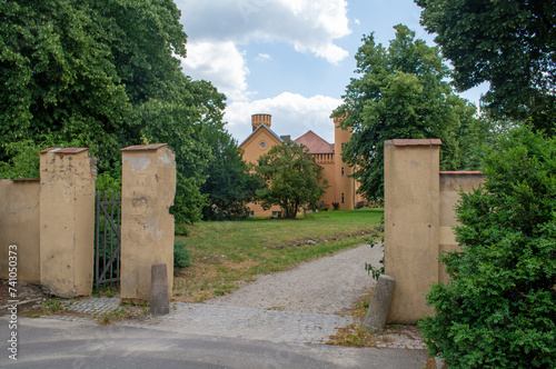 Schloss Petzow in Werder-Petzow, Schwielowsee, südlich von Berlin, nahe Potsdam, Brandenburg, Deutschland
