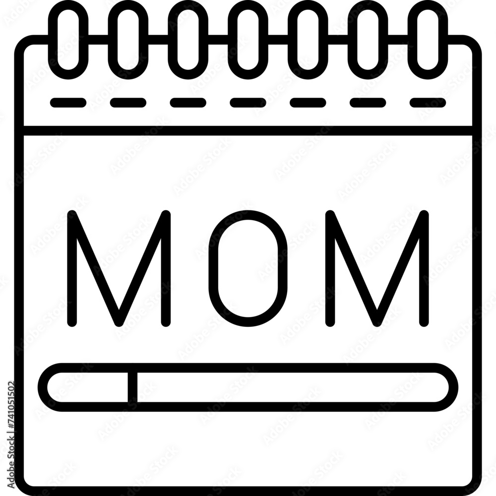 Fototapeta premium Mothers Day Icon