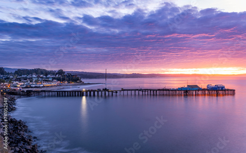 Capitola, Pier, California, Storm, USA, America, Sunrise, Winter © Tom