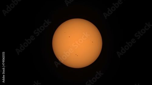 Sun spots vespera telescope