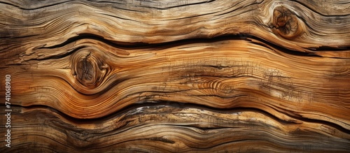 A close up of a piece of brown wood that resembles a face, showcasing the intricate patterns and formations created by erosion in a natural landscape