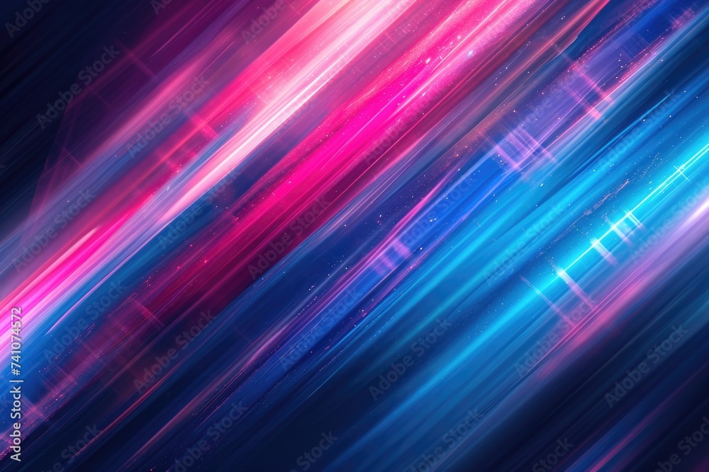 Φωτογραφία Luminous Color Blend: A modern abstract art piece showcasing smooth color transitions in diagonal streaks, evoking a feeling of sleek dynamism