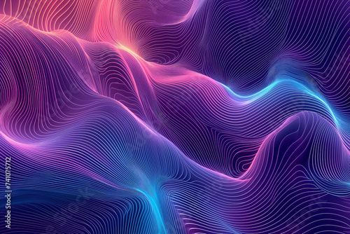 Colorful swirl waves abstract background. Beautiful gradient smooth texture.