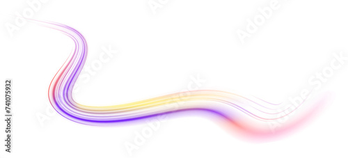 purple wave curved lines for presentations, illustration of articles and publications on technological trends and innovations, covers of technological magazines. Speed connection vector background.