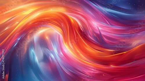 Abstract background featuring swirls of vibrant colors blending together seamlessly, creating a sense of energy and movement