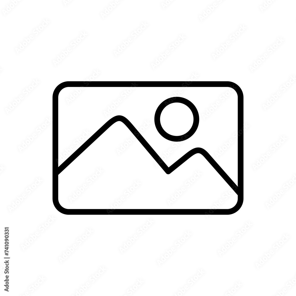 Picture icon vector. photo gallery icon symbol Picture icon vector. photo gallery icon symbol