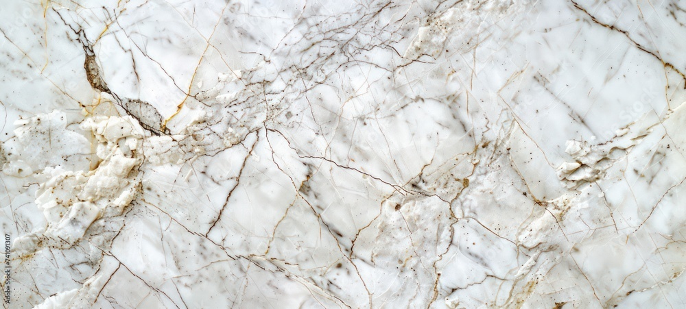 Obraz premium White marble texture with natural pattern for background or design art work.