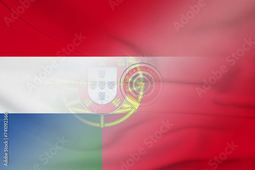 Wallpaper Mural Paraguay and Portugal state flag international contract PRT PRY Torontodigital.ca