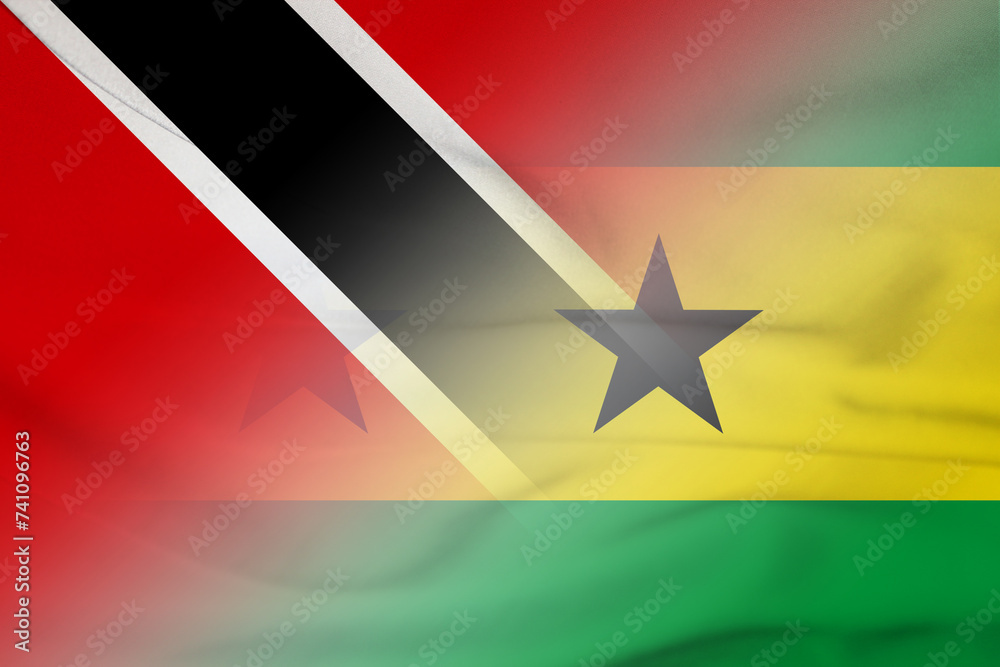 Trinidad and Tobago and Sao Tome and Principe government flag transborder relations STP TTO Trinidad and Tobago and Sao Tome and Principe government flag transborder relations STP TTO