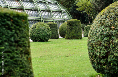 Fototapeta Naklejka Na Ścianę i Meble -  A French garden in Vienna