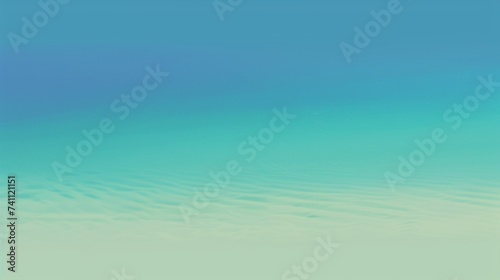 gradient background blending tones of ocean blue and seafoam green, evoking the tranquility of a secluded beach