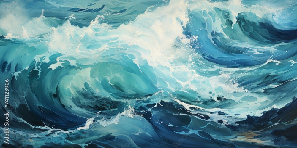 Abstract background with ocean waves. Abstract background with ocean waves.