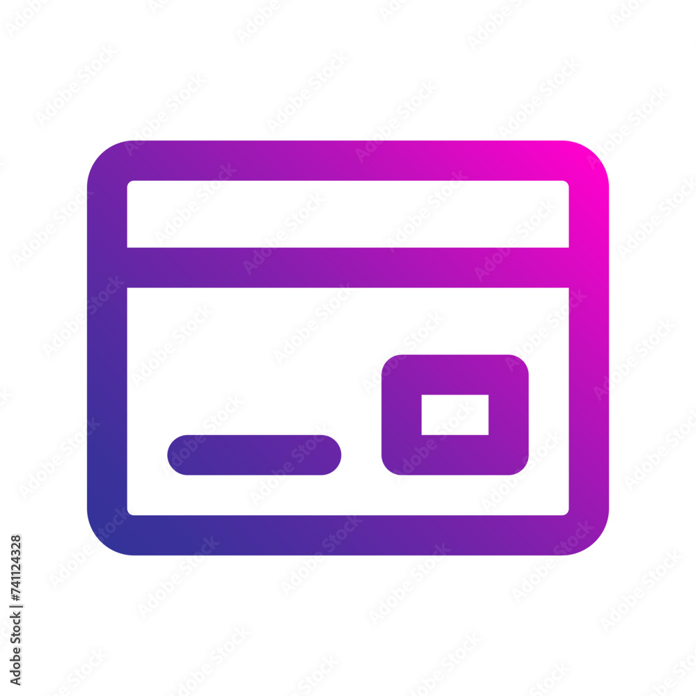 atm card gradient icon atm card gradient icon