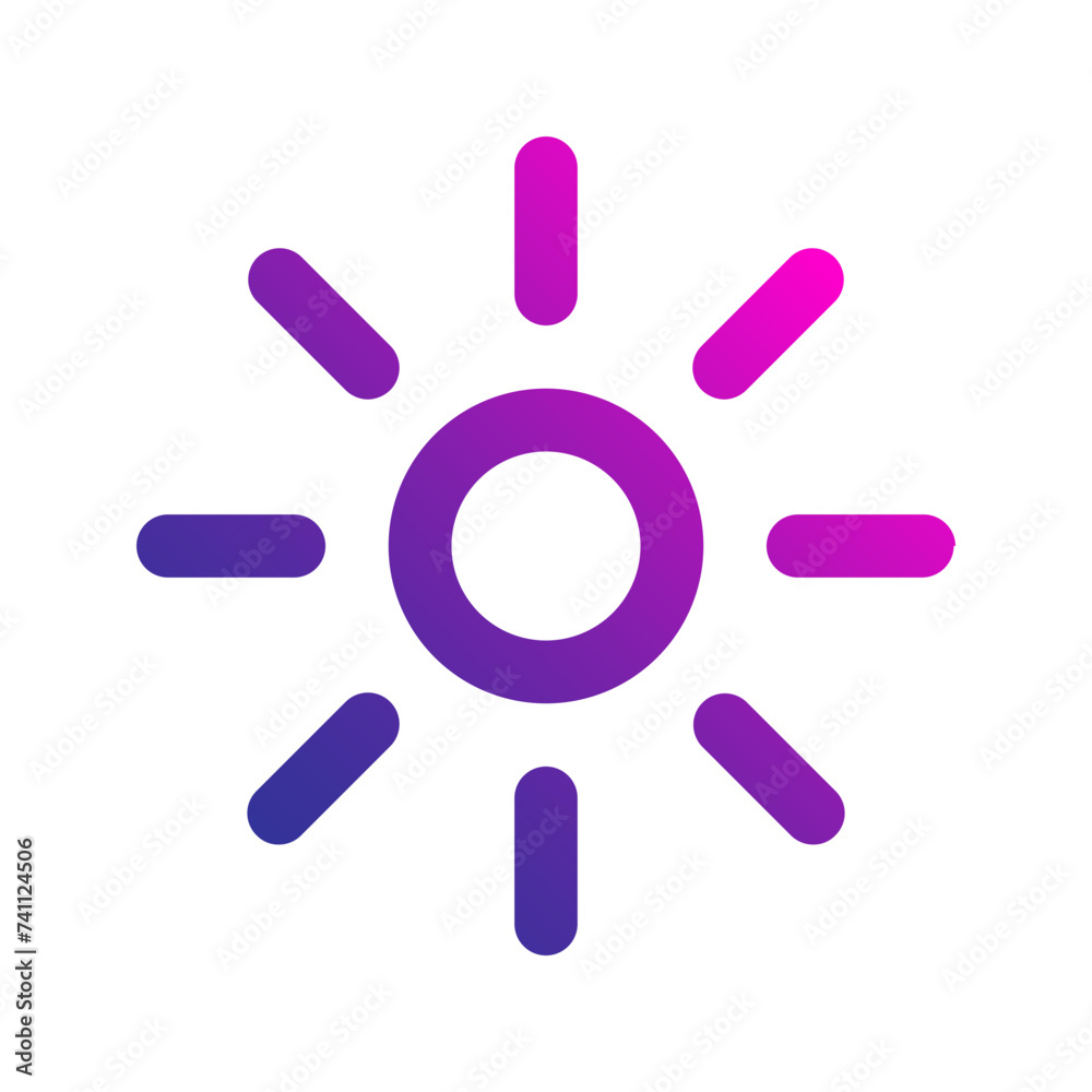 brightness gradient icon brightness gradient icon
