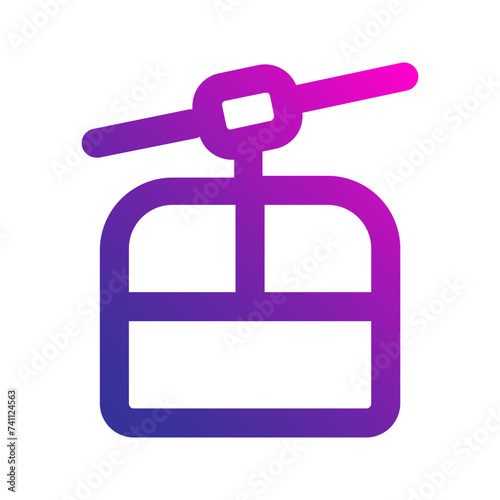 cableway gradient icon