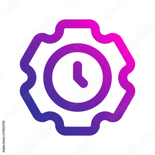 efficiency gradient icon