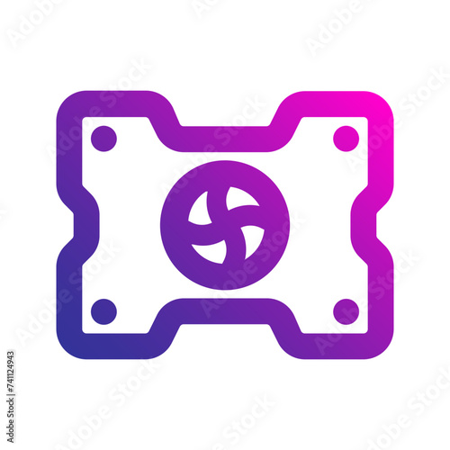 cooler gradient icon