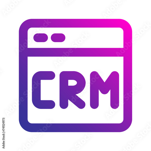 CRM gradient icon