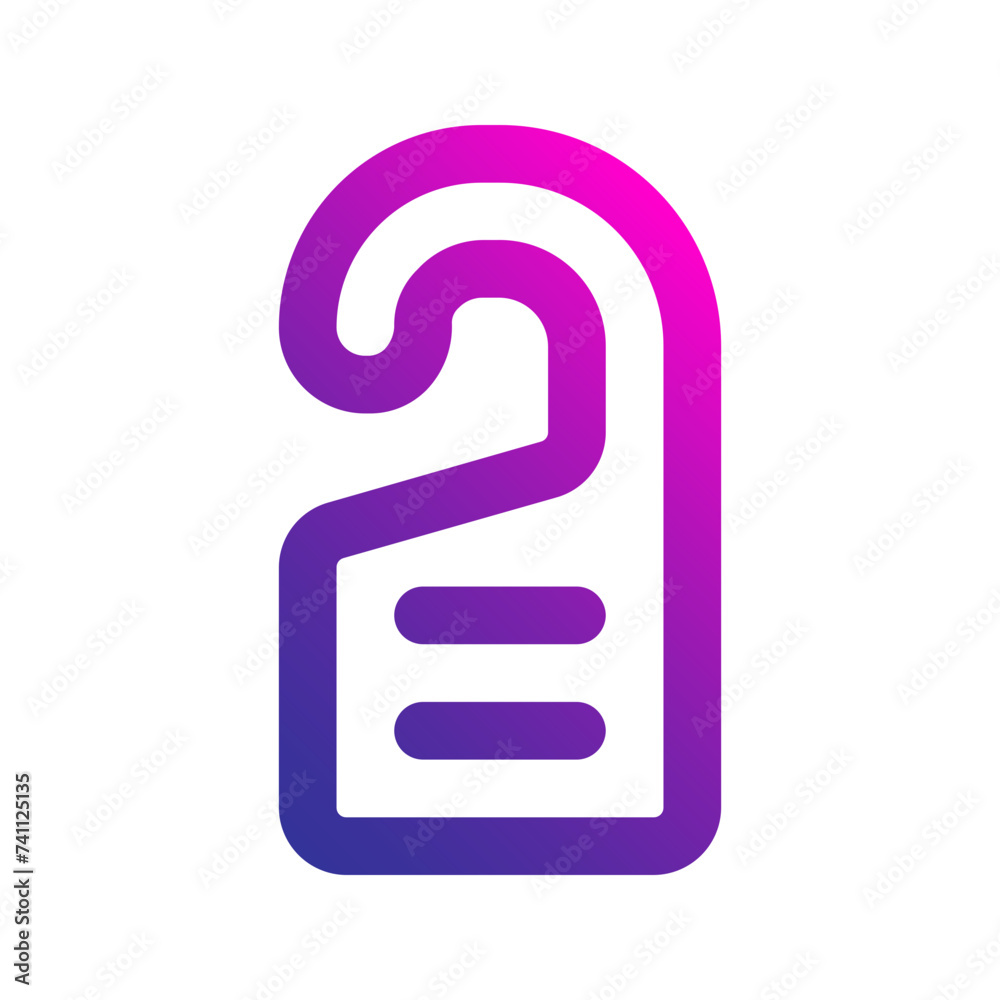 do not disturb gradient icon do not disturb gradient icon
