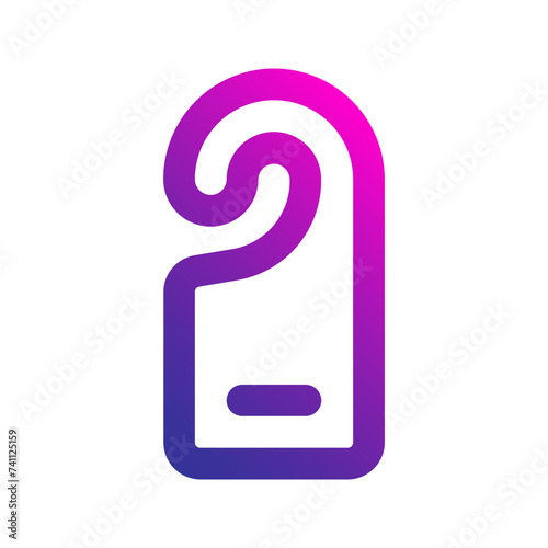 door hanger gradient icon