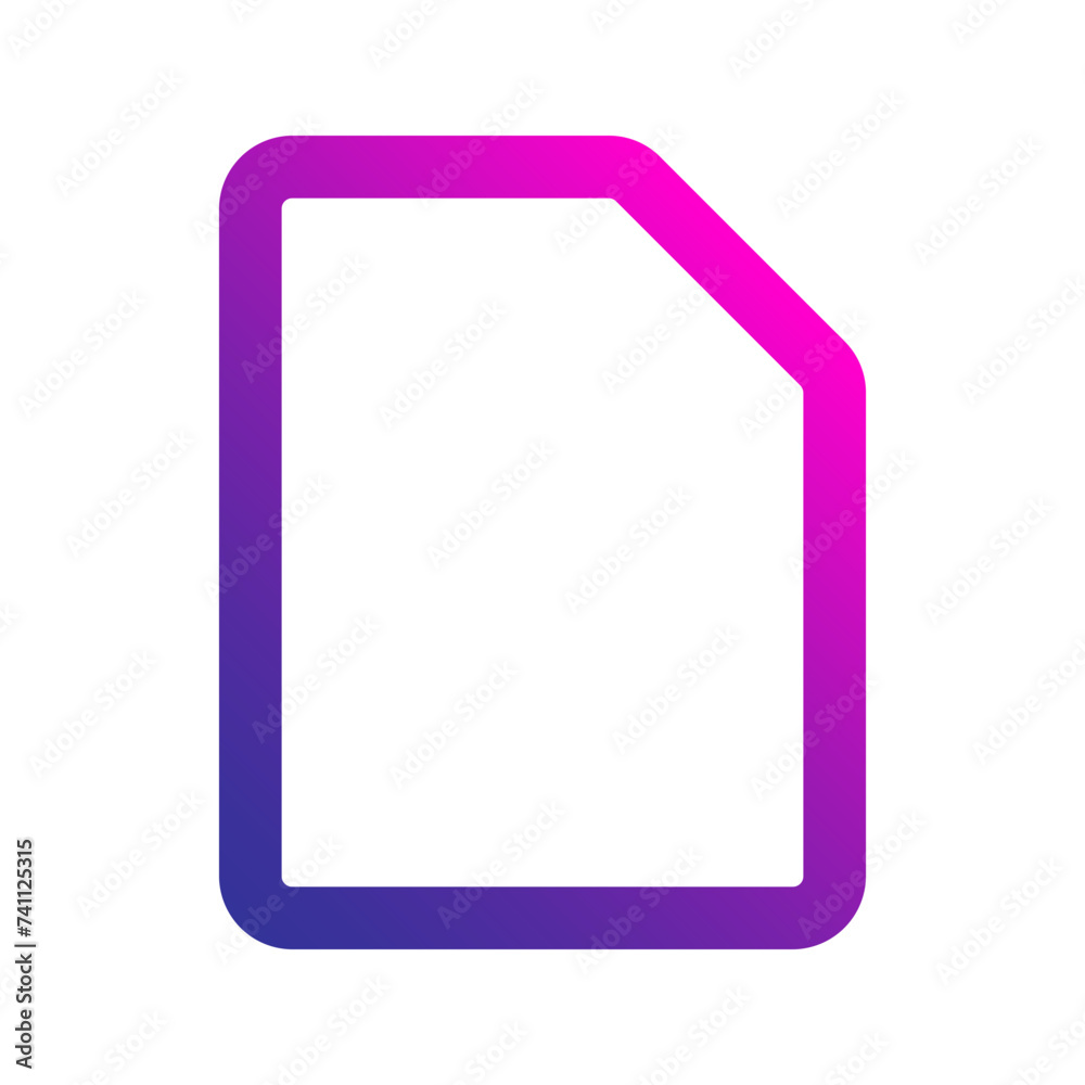 file gradient icon file gradient icon