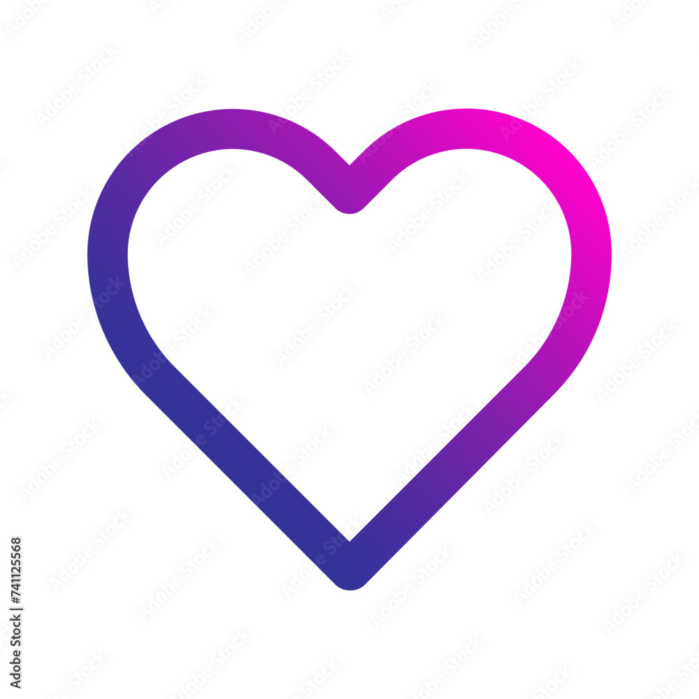 heart gradient icon heart gradient icon
