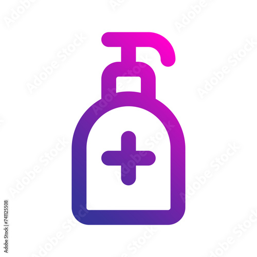 hand sanitizer gradient icon
