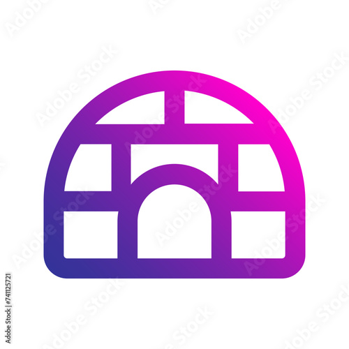 igloo gradient icon